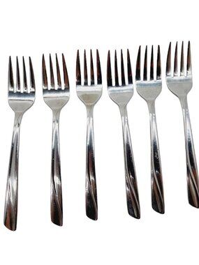 Danielle Stainless steel Flatware Fork set of 6 made in Korea